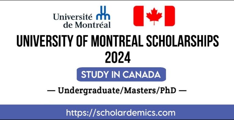 University of Montreal Scholarships 2024|Study in Canada